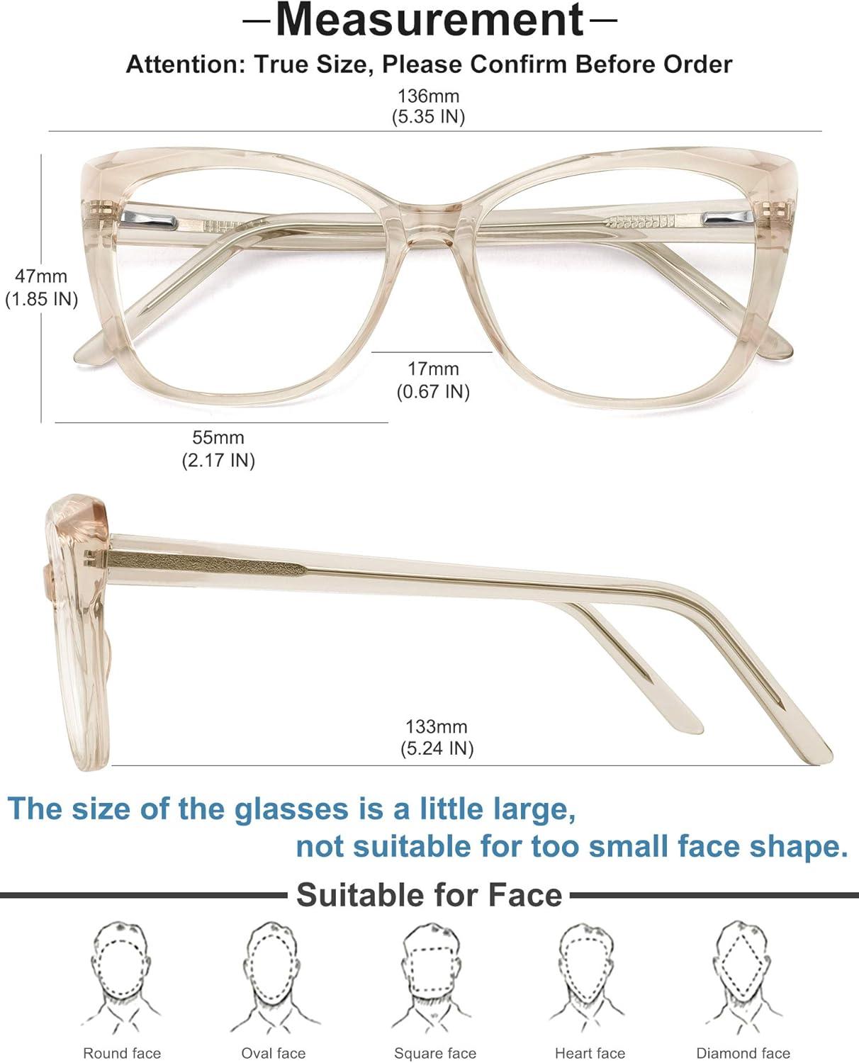 imageMEETSUN Blue Light Blocking Glasses for Women Anti Eyestrain Filter Blue Ray Oversized Computer Game GlasseBrown Frame