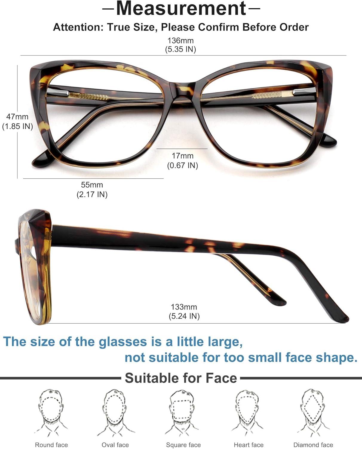 imageMEETSUN Blue Light Blocking Glasses for Women Anti Eyestrain Filter Blue Ray Oversized Computer Game GlasseLeopard Frame