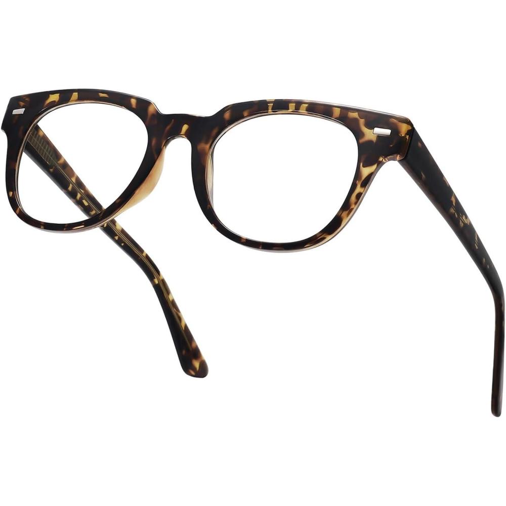 imageMEETSUN Blue Light Blocking Glasses for Women Anti Eyestrain Filter Blue Ray Oversized Computer Game GlasseSleopard Frame