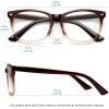 imageMEETSUN 3Pack Blue Light Blocking Glasses Anti Eye Strain Headache Sleep Better Computer Glasses UV400 Lens Black  Brown Gradient  Clear3 Pack Black  Brown Gradient  Coffee
