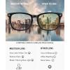 imageMEETSUN 3Pack Blue Light Blocking Glasses Anti Eye Strain Headache Sleep Better Computer Glasses UV400 Lens Black  Brown Gradient  Clear3 Pack Black  Brown Gradient  Coffee
