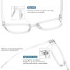 imageMEETSUN 3Pack Blue Light Blocking Glasses Anti Eye Strain Headache Sleep Better Computer Glasses UV400 Lens Black  Brown Gradient  Clear3 Pack Black  Brown Gradient  Clear