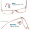 imageMEETSUN 3Pack Blue Light Blocking Glasses Anti Eye Strain Headache Sleep Better Computer Glasses UV400 Lens Black  Brown Gradient  Clear3 Pack Black  Brown Gradient  Coffee