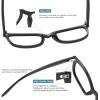 imageMEETSUN 3Pack Blue Light Blocking Glasses Anti Eye Strain Headache Sleep Better Computer Glasses UV400 Lens Black  Brown Gradient  Clear3 Pack Blackleopardclear