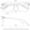 imageMEETSUN 3Pack Blue Light Blocking Glasses Anti Eye Strain Headache Sleep Better Computer Glasses UV400 Lens Black  Brown Gradient  Clear3 Pack Blackleopardclear