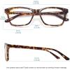 imageMEETSUN 3Pack Blue Light Blocking Glasses Anti Eye Strain Headache Sleep Better Computer Glasses UV400 Lens Black  Brown Gradient  Clear3 Pack Vblue  Clear Tortoise