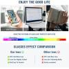 imageMEETSUN 5Pack Reading Glasses for Men Blue Light Blocking Readers Glasses Spring Hinge Metal Half Frame Anti Glare Filter5pcsblackbrownbluegunsilver