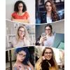 imageMEETSUN Blue Light Blocking Glasses Anti Eye Strain Headache Sleep BetterComputer Reading Glasses UV400 Transparent Lens BlackLeopardTortoise 533 Pack Vblue  Clear Tortoise