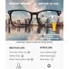 imageMEETSUN Blue Light Blocking Glasses Anti Eye Strain Headache Sleep BetterComputer Reading Glasses UV400 Transparent Lens BlackLeopardTortoise 533 Pack Blackleopardpink