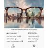 imageMEETSUN Blue Light Blocking Glasses Anti Eye Strain Headache Sleep BetterComputer Reading Glasses UV400 Transparent Lens BlackLeopardTortoise 533 Pack Blackleopardtortoise