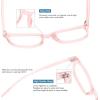 imageMEETSUN Blue Light Blocking Glasses Anti Eye Strain Headache Sleep BetterComputer Reading Glasses UV400 Transparent Lens BlackLeopardTortoise 533 Pack Blackleopardpink
