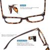imageMEETSUN Blue Light Blocking Glasses Anti Eye Strain Headache Sleep BetterComputer Reading Glasses UV400 Transparent Lens BlackLeopardTortoise 533 Pack Blackleopardtortoise