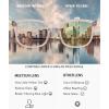 imageMEETSUN Blue Light Blocking Glasses Women Men Anti Eye Strain Headache Sleep BetterComputer Glasses UV400 Lens TortieLight Coffee Frame Clear Lens