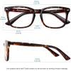 imageMEETSUN Blue Light Blocking Glasses Women Men Anti Eye Strain Headache Sleep BetterComputer Glasses UV400 Lens TortieTortie