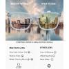 imageMEETSUN Blue Light Blocking Glasses Women Men Anti Eye Strain Headache Sleep BetterComputer Glasses UV400 Lens TortieTransparent Grey Frame