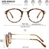 imageMEETSUN Blue Light Blocking Glasses Women for Small Face Anti Eye Strain HeadacheComputer Reading Glasses UV400 LensLeopardclear