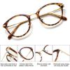 imageMEETSUN Blue Light Blocking Glasses Women for Small Face Anti Eye Strain HeadacheComputer Reading Glasses UV400 LensLeopardclear