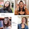 imageMEETSUN Blue Light Blocking Glasses Women for Small Face Anti Eye Strain HeadacheComputer Reading Glasses UV400 LensTransparent Pink Frame