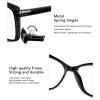 imageMEETSUN Blue Light Blocking Glasses for Women Anti Eyestrain Filter Blue Ray Oversized Computer Game GlasseBlack Frame