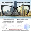 imageMEETSUN Blue Light Blocking Glasses for Women Anti Eyestrain Filter Blue Ray Oversized Computer Game GlasseBlack Frame