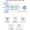 imageMEETSUN Blue Light Blocking Glasses for Women Anti Eyestrain Filter Blue Ray Oversized Computer Game GlasseBrown Frame