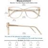 imageMEETSUN Blue Light Blocking Glasses for Women Anti Eyestrain Filter Blue Ray Oversized Computer Game GlasseBrown Frame