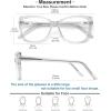 imageMEETSUN Blue Light Blocking Glasses for Women Anti Eyestrain Filter Blue Ray Oversized Computer Game GlasseClear Frame
