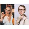imageMEETSUN Blue Light Blocking Glasses for Women Anti Eyestrain Filter Blue Ray Oversized Computer Game GlasseLeopard Frame