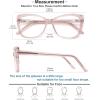 imageMEETSUN Blue Light Blocking Glasses for Women Anti Eyestrain Filter Blue Ray Oversized Computer Game GlassePink Frame