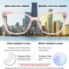 imageMEETSUN Blue Light Blocking Glasses for Women Anti Eyestrain Filter Blue Ray Oversized Computer Game GlassePink Frame