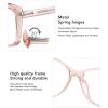 imageMEETSUN Blue Light Blocking Glasses for Women Anti Eyestrain Filter Blue Ray Oversized Computer Game GlassePink Frame