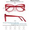 imageMEETSUN Blue Light Blocking Glasses for Women Anti Eyestrain Filter Blue Ray Oversized Computer Game GlasseRed Frame