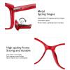 imageMEETSUN Blue Light Blocking Glasses for Women Anti Eyestrain Filter Blue Ray Oversized Computer Game GlasseRed Frame