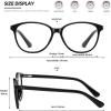 imageMEETSUN Blue Light Blocking Glasses for Women Cat Eye Blue Light Glasses TR Frame Anti Eyestrain UV Glare Computer Gaming EyeglassesBlack FrameBlack Frame