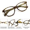 imageMEETSUN Blue Light Blocking Glasses for Women Cat Eye Blue Light Glasses TR Frame Anti Eyestrain UV Glare Computer Gaming EyeglassesBlack FrameLeopard Frame