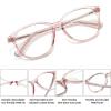 imageMEETSUN Blue Light Blocking Glasses for Women Cat Eye Blue Light Glasses TR Frame Anti Eyestrain UV Glare Computer Gaming EyeglassesBlack FrameLight Pink Frame