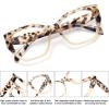 imageMEETSUN Blue Light Blocking Glasses for Women Cateye Vintage Square Computer Gaming Glasses UV400Beige Tortoise  Beige