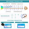 imageMEETSUN Blue Light Blocking Glasses for Women Cateye Vintage Square Computer Gaming Glasses UV400Black