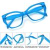 imageMEETSUN Blue Light Blocking Glasses for Women Cateye Vintage Square Computer Gaming Glasses UV400Blue