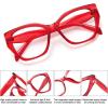 imageMEETSUN Blue Light Blocking Glasses for Women Cateye Vintage Square Computer Gaming Glasses UV400Red