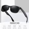 imageMEETSUN Classic Polarized Sunglasses for Women Men Trendy Retro Sun Glasses for Driving UV Protection 3 Pack3 Pack BlackBlue MirroredGreen Mirrored