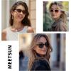 imageMEETSUN Classic Polarized Sunglasses for Women Men Trendy Retro Sun Glasses for Driving UV Protection 3 Pack3 Pack BlackBrown GradientBrown