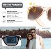 imageMEETSUN Classic Polarized Sunglasses for Women Men Trendy Retro Sun Glasses for Driving UV Protection 3 Pack3 Pack BlackLeopard BrownBrown