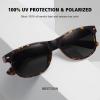 imageMEETSUN Classic Polarized Sunglasses for Women Men Trendy Retro Sun Glasses for Driving UV Protection 3 Pack3 Pack BlackLeopard BrownLeopard Grey