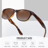 imageMEETSUN Classic Polarized Sunglasses for Women Men Trendy Retro Sun Glasses for Driving UV Protection 3 Pack3 Pack BlackLeopard BrownLeopard Grey