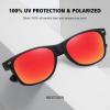 imageMEETSUN Classic Polarized Sunglasses for Women Men Trendy Retro Sun Glasses for Driving UV Protection 3 Pack3 Pack Blue MirroredGreen MirroredRed Mirrored