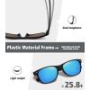 imageMEETSUN Classic Polarized Sunglasses for Women Men Trendy Retro Sun Glasses for Driving UV Protection 3 Pack3 Pack Blue MirroredGreen MirroredRed Mirrored