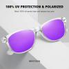 imageMEETSUN Classic Polarized Sunglasses for Women Men Trendy Retro Sun Glasses for Driving UV Protection 3 Pack3 Pack Blue MirroredPurple MirroredPink Mirrored