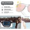 imageMEETSUN Classic Polarized Sunglasses for Women Men Trendy Retro Sun Glasses for Driving UV Protection 3 Pack3 Pack Blue MirroredPurple MirroredPink Mirrored