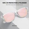 imageMEETSUN Classic Polarized Sunglasses for Women Men Trendy Retro Sun Glasses for Driving UV Protection 3 Pack3 Pack Blue MirroredPurple MirroredPink Mirrored